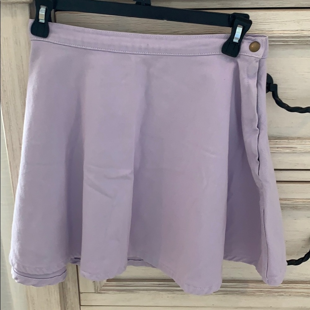 American apparel lavender skirt